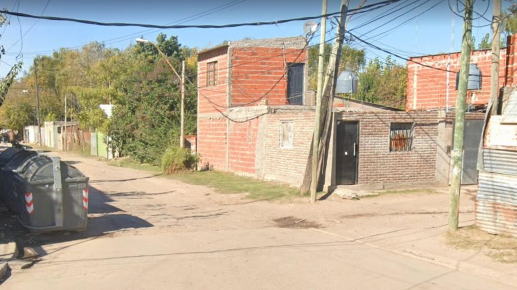 En este barrio del sur del conurbano bonaerense ocurrió el crimen de Jonathan Romero (Google Street View).