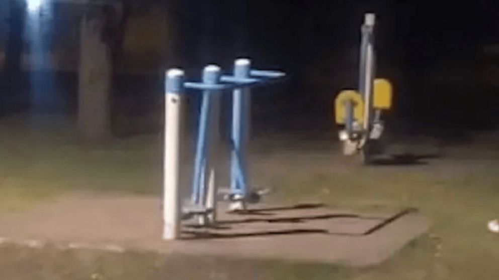 Vecino de Mar del Plata grabó un "fantasma" en una plaza.