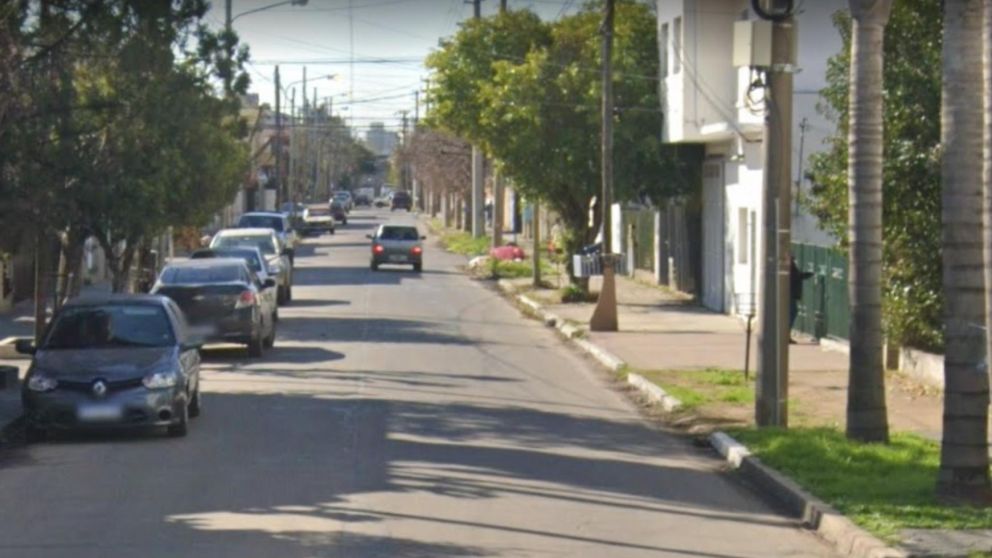 En este vecindario aconteció el enfrentamiento armado entre el gendarme y los delincuentes.