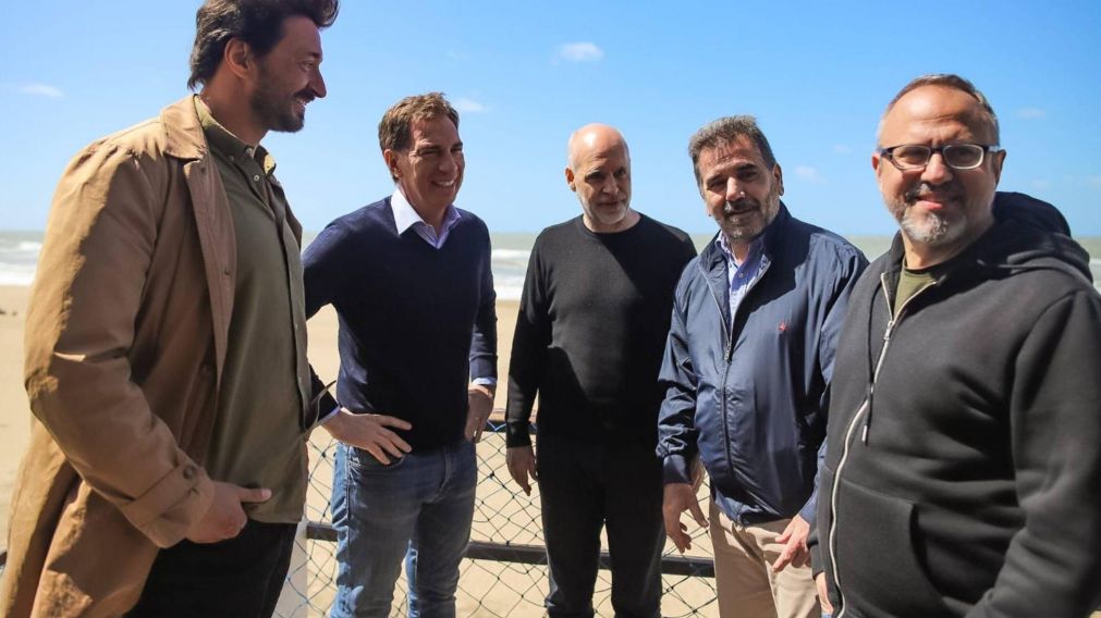 Larreta y Santilli junto a Ritondo y Valenzuela en Pinamar: "Nos estamos preparando para gobernar".