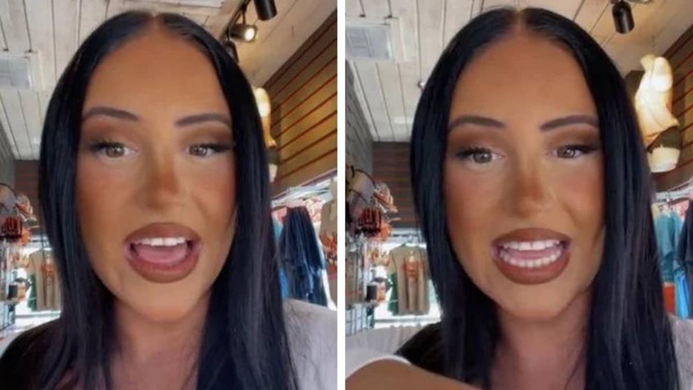 Un moza descubri� la infidelidad de un cliente y decidi� escracharlo en las redes (Imagen captura v�deo).