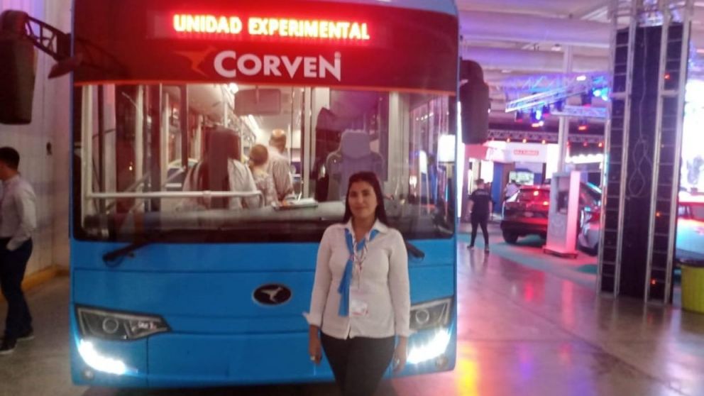 Luján Céspedes es una de las conductoras de los colectivos ecológicos.