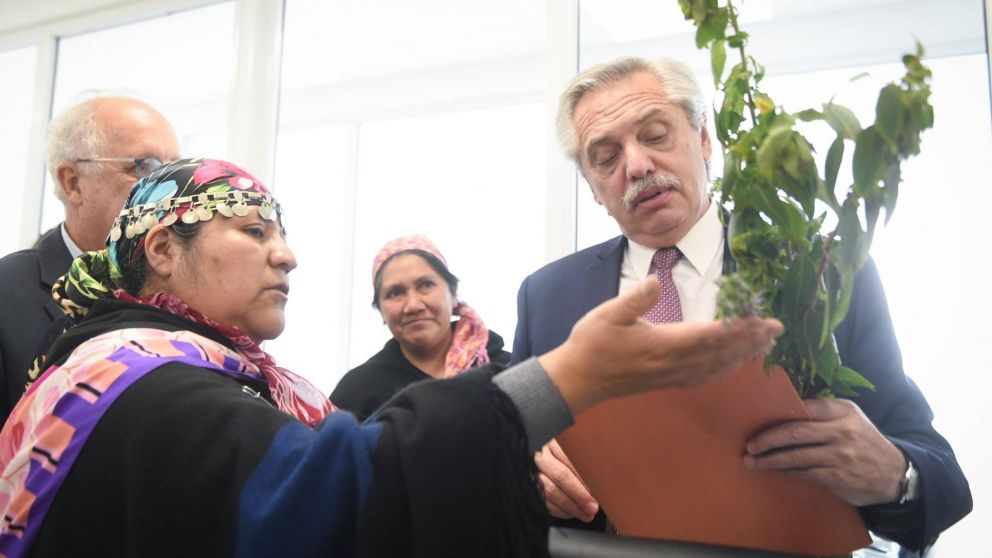 Alberto Fernández se reunió con representantes de comunidades mapuches de Neuquén.
