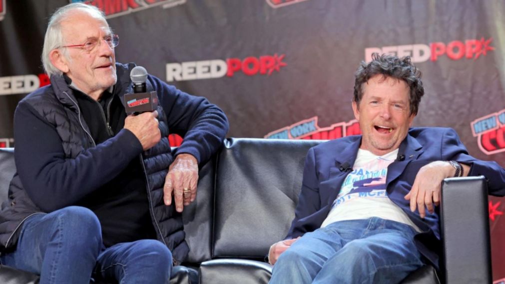 El esperado encuentro entre "Doc Brown" y "Marty McFly".