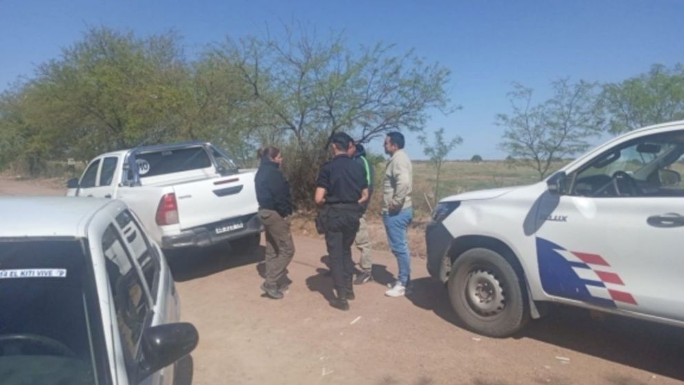 La policía trabajando en el lugar tras los incidentes