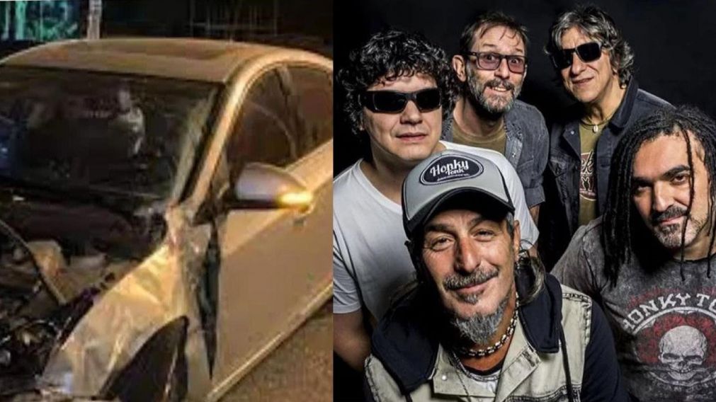 Los integrantes del grupo "Kapanga" sufrieron un choque.