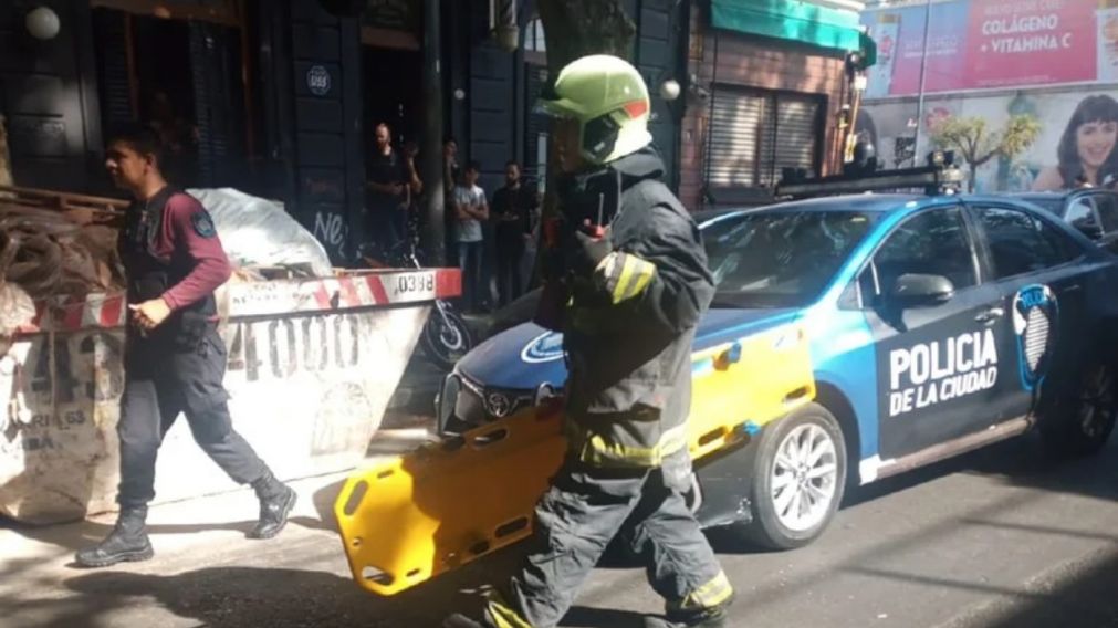 La obra en construcción donde Jiménez perdió la vida tiene ocho pisos y está ubicada en la calle Humboldt, entre la Avenida Coronel Niceto Vega y José Antonio Cabrera.