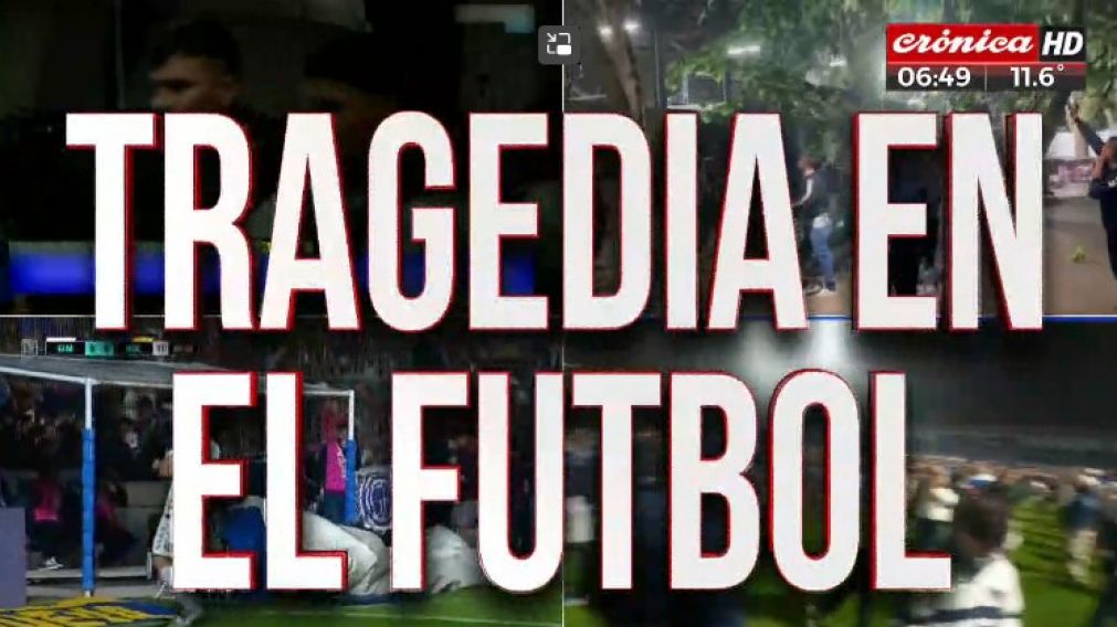 Tragedia en el f�tbol: represi�n, heridos y muerte 