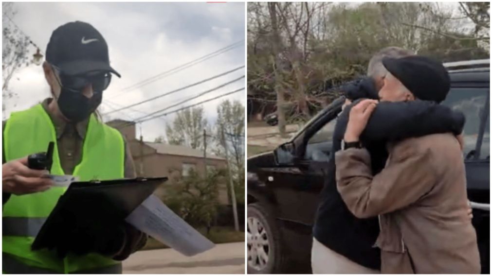 Acusaron a un jubilado de un delito en un control de tr�nsito y recibi� una sorpresa (TikTok/@boing973).