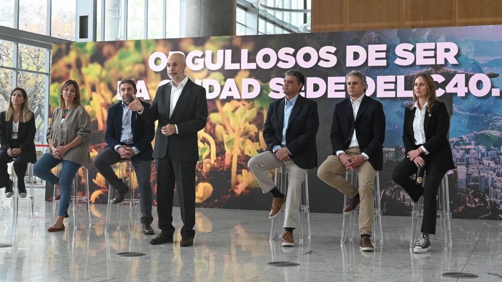 El jefe de Gobierno porteño, Horacio Rodríguez Larreta, anunció la realización de la Cumbre Mundial de Alcaldes C40.