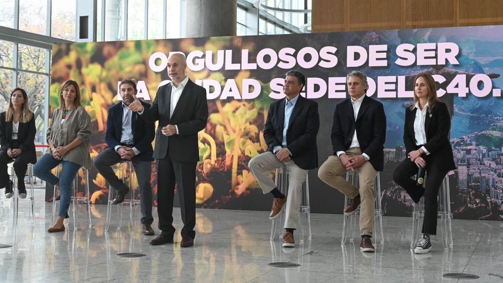 El jefe de Gobierno porteño, Horacio Rodríguez Larreta, anunció la realización de la Cumbre Mundial de Alcaldes C40.