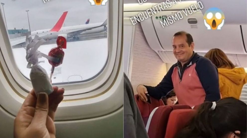 Una joven faltó a su trabajo para irse de vacaciones y en el viaje se encontró con su jefe (Imagen captura vídeo).
