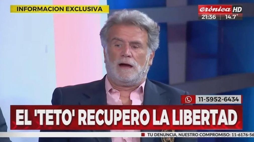 Marcelo "Teto" Medina en Crónica HD.