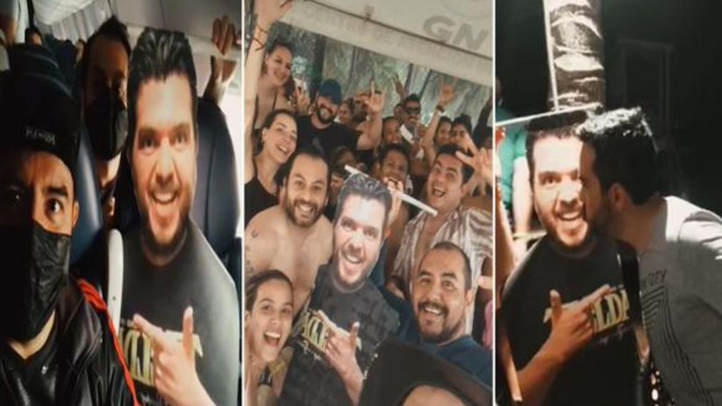Un joven faltó a su despedida de soltero y sus amigos hicieron algo para que estuviera presente (Imagen captura vídeo).