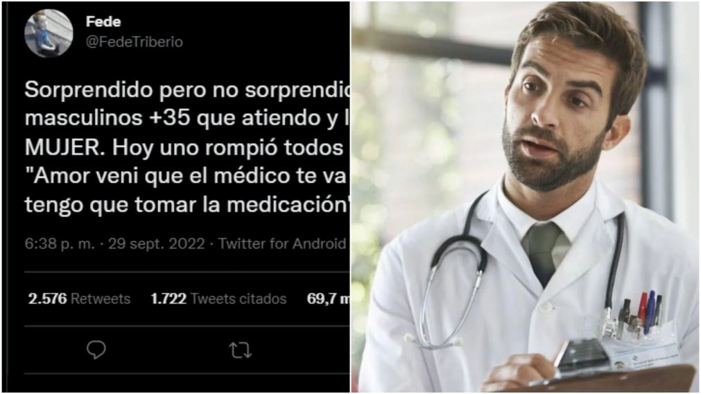 Médico polemizó sobre los hombres que asisten a su consultorio y los usuarios estallaron: “Le preguntan todo a la mujer”