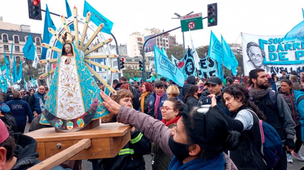 La peregrinación a Luján reune miles de fieles todos los años.