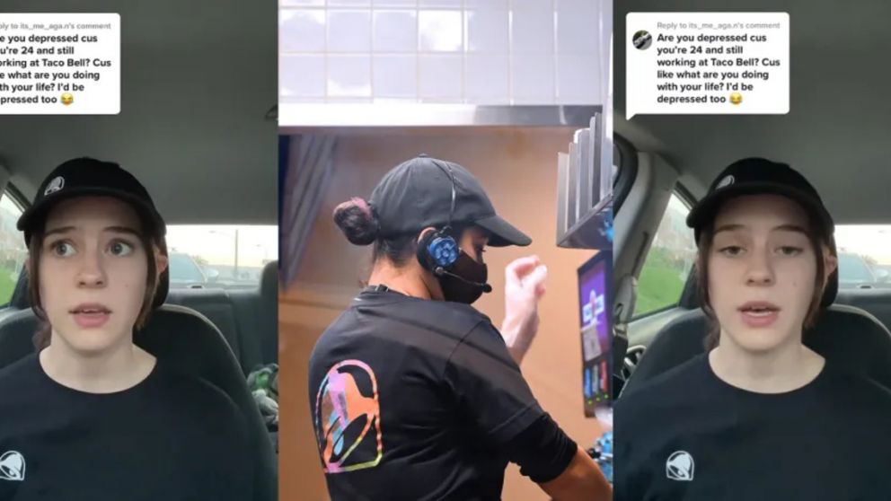 La joven trabajadora de 24 años le contestó a un seguidor de TikTok y se volvió viral.