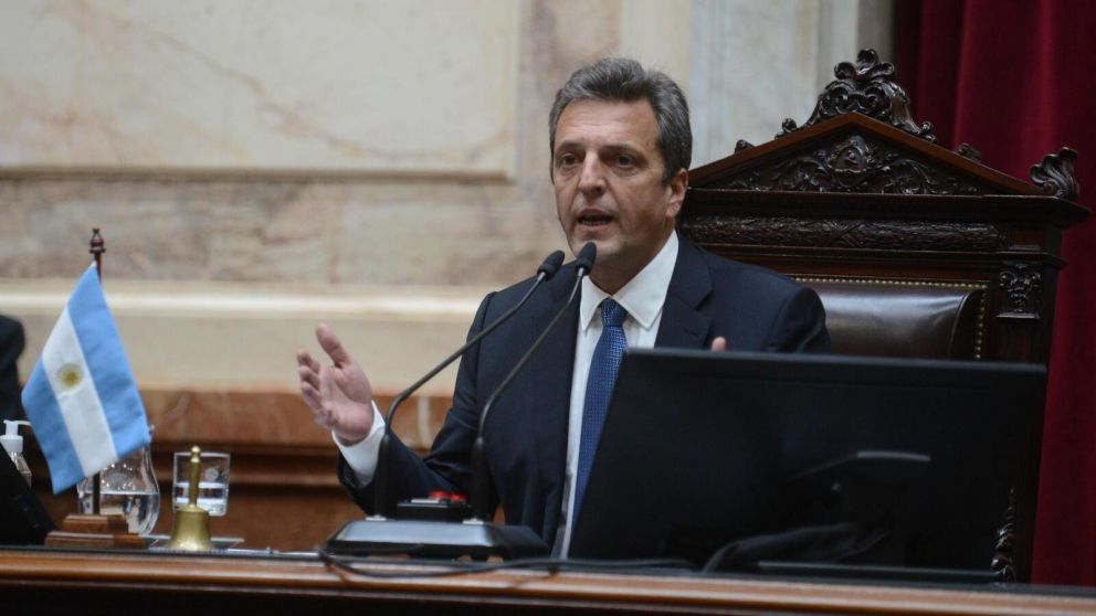 Sergio Massa regresar� a la C�mara de Diputados en su rol de ministro de Econom�a (Cr�nica/Hern�n Nersesian/Archivo).