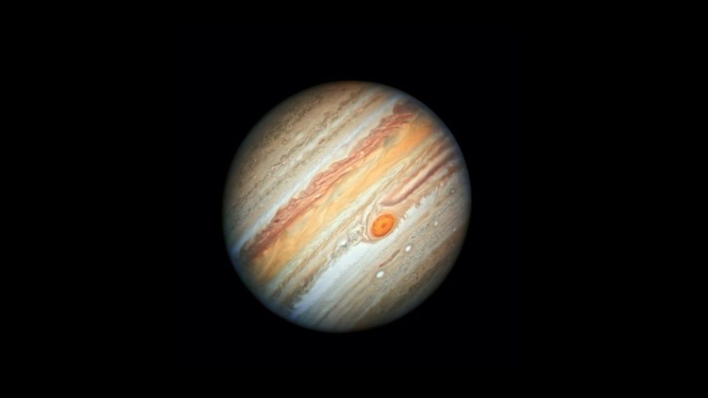 Foto de Júpiter capturada por el Telescopio Espacial Hubble el 27 de junio del 2019.