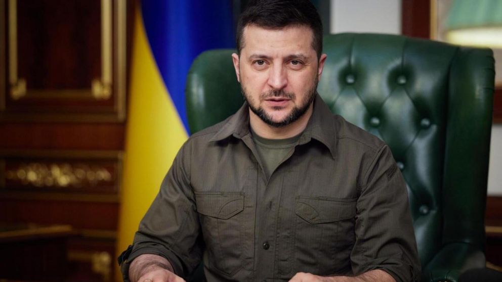 El presidente ucraniano�Volodimir Zelenski.