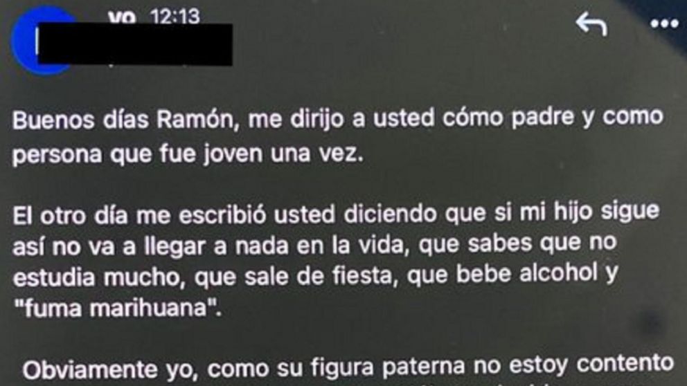 En las redes bancaron al padre.