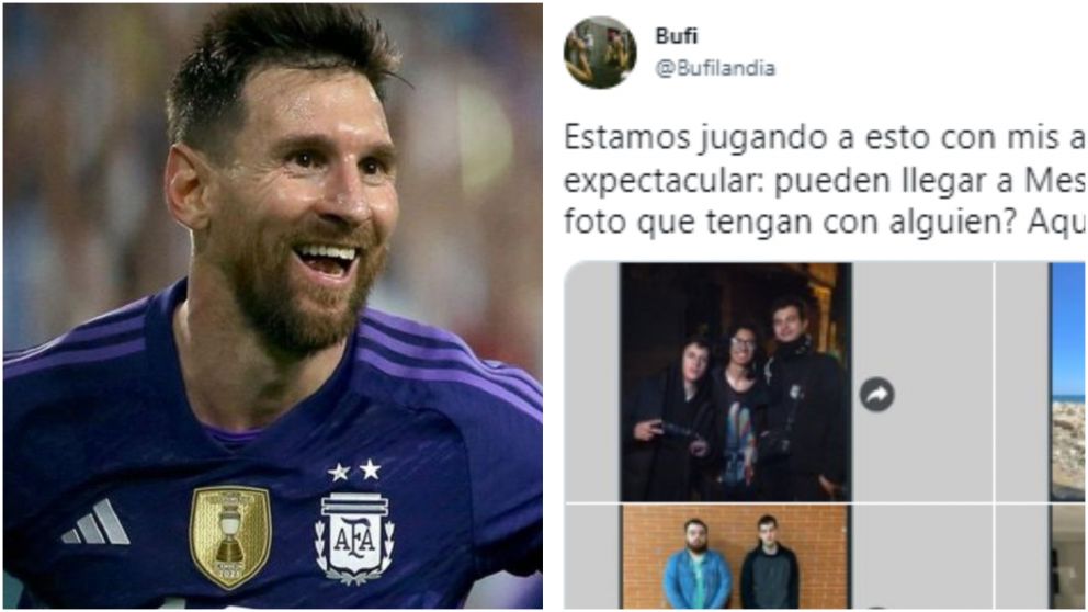 ¿Podés llegar a Messi? El viral reto de Twitter para poder alcanzar al “10” mediante fotos