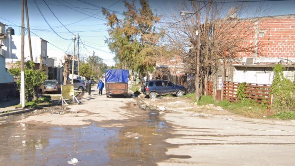 La zona en la que fue asesinado a balazos Miguel Ángel Paiva Rojas.