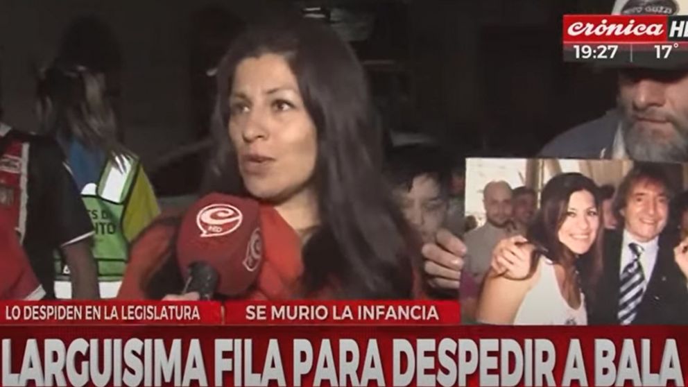 Crónica HD estuvo en el último adiós a Carlitos Balá.