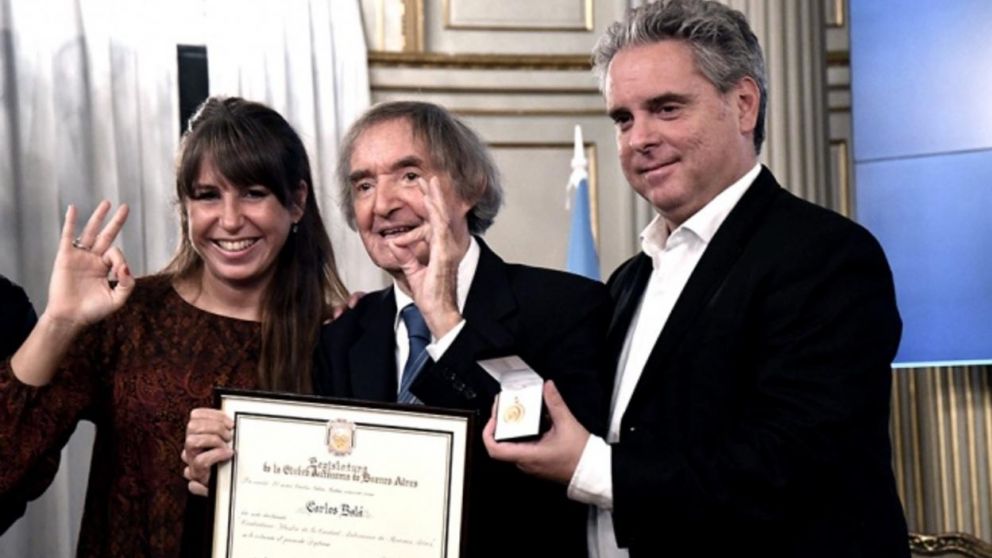 Carlos Balá será velado en la Legislatura porteña donde fue declarado Ciudadano ilustre (Télam).