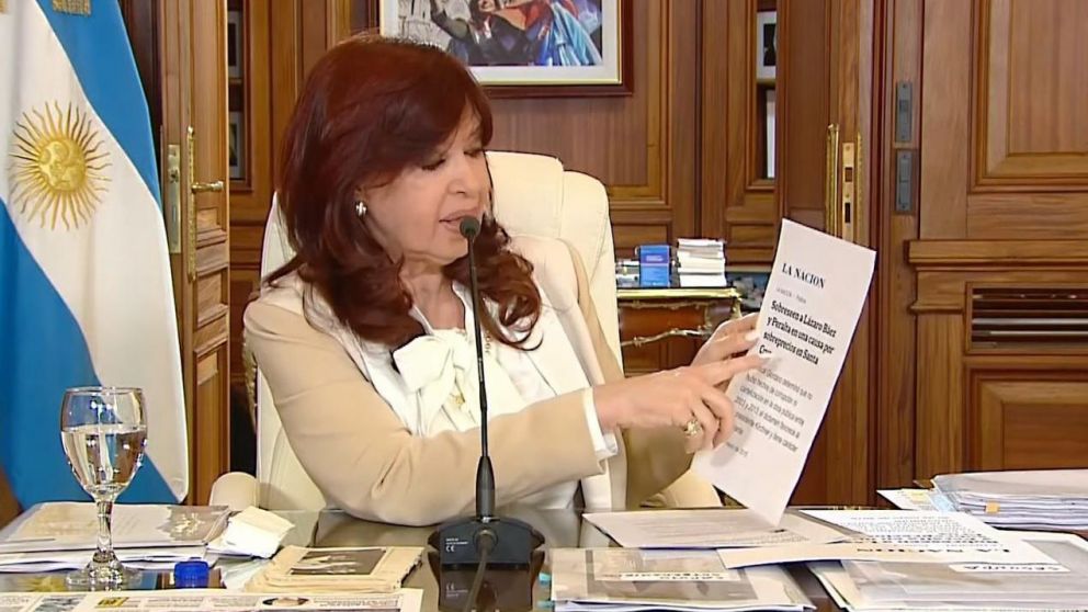 Cristina Kirchner brindará su testimonio por la Causa Vialidad (Archivo).