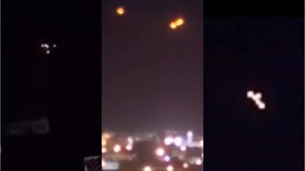 Los uf�logos estudian el avistaje de Baja California (Captura de TV).