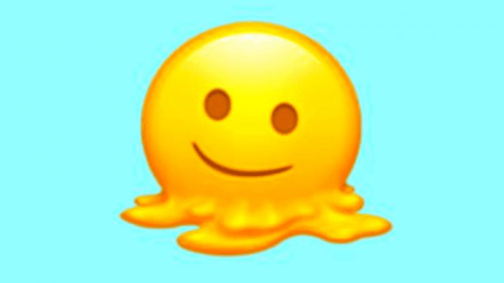 Whatsapp: cu�l es el significado del emoji de la cara derretida.