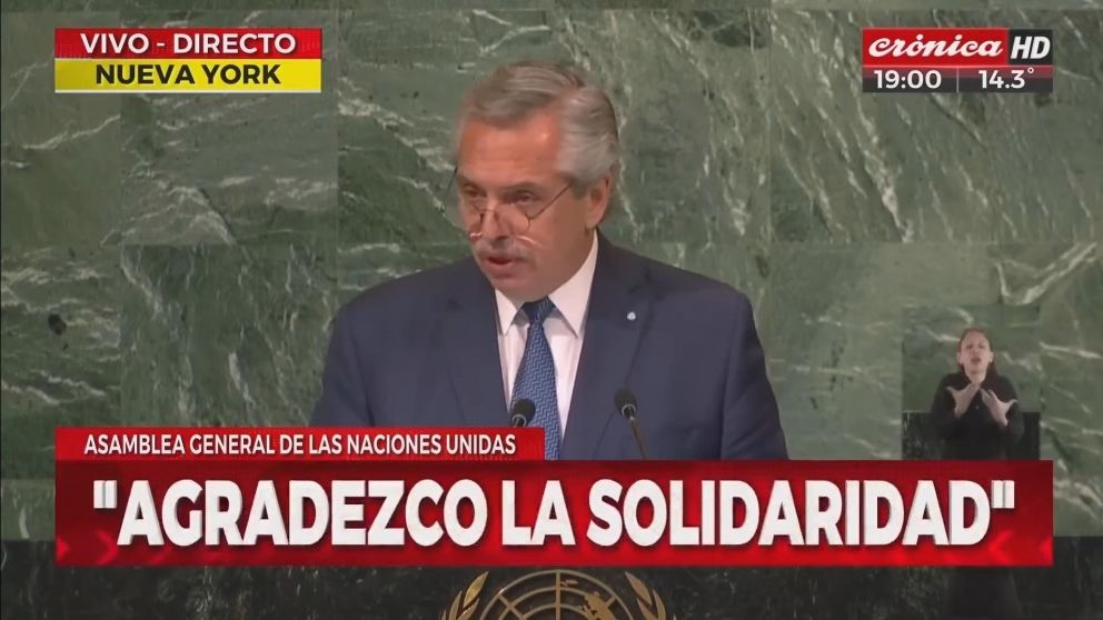 Alberto Fernández advirtió sobre la “proliferación del sentimiento antipolítico” y agradeció “la solidaridad por el intento de magnicidio contra Cristina”