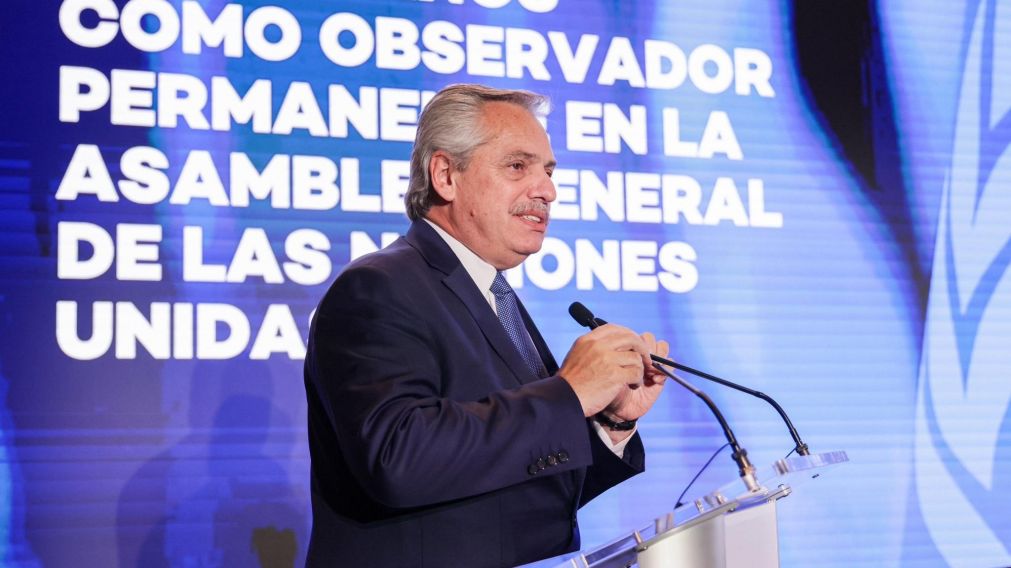 Alberto Fernández hablará este martes ante la Asamblea de la ONU (Gentileza @alferdez/Twitter).