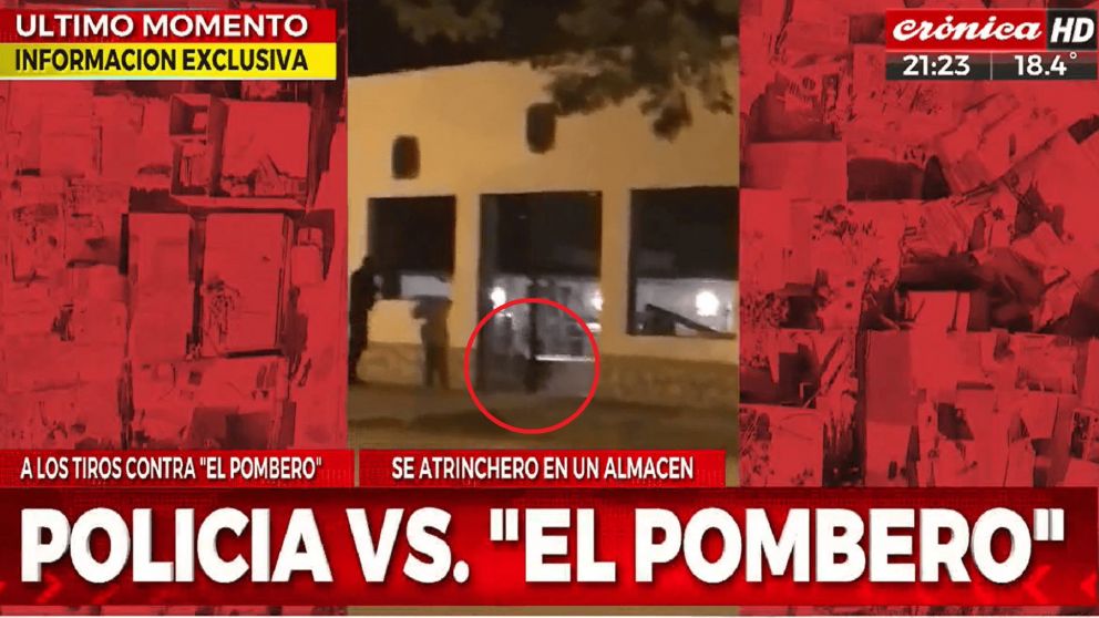 Un paraguayo llamó a la policía por un "pombero" y filmó a la criatura mitológica.