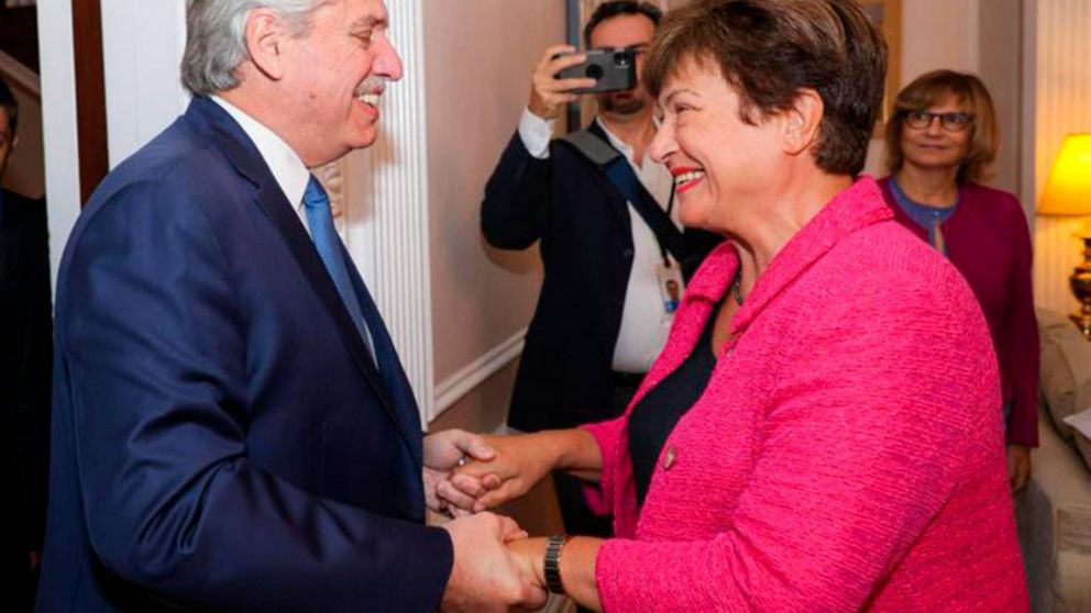 Toda la intimidad de la reunión con el FMI: Kristalina Georgieva a Alberto Fernández... "Presidente, vamos bien".
