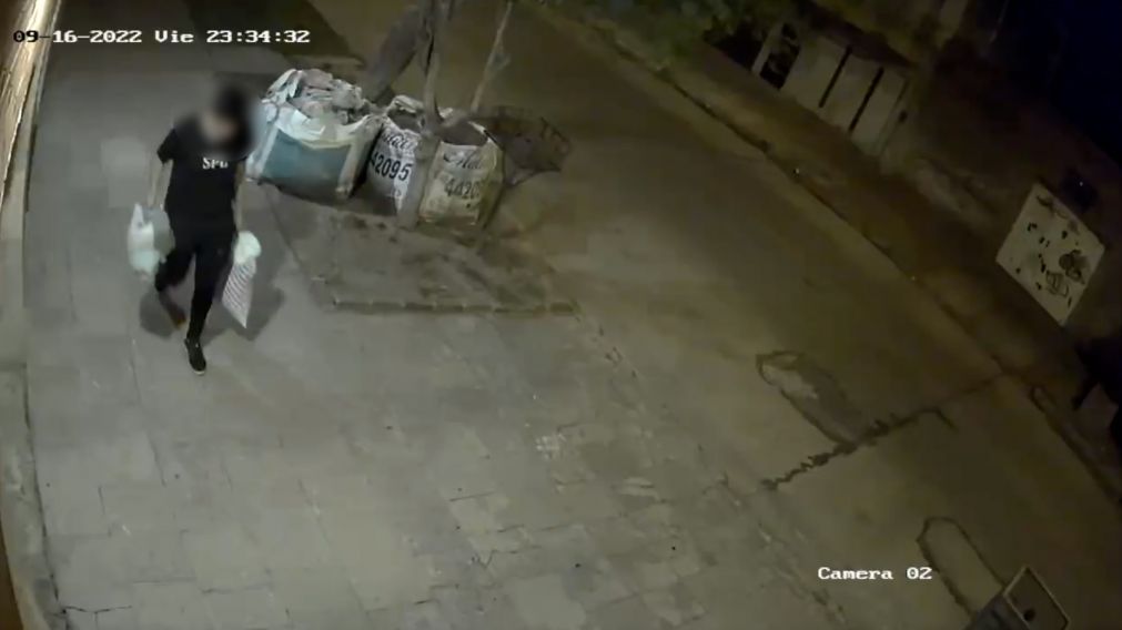El nuevo video que se incorporó a la causa que investiga el femicidio ocurrido en Campana (Captura de pantalla).
