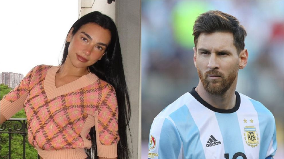 Una escena de celos que involucra a Dua Lipa y a Lionel Messi se volvió viral en Twitter.