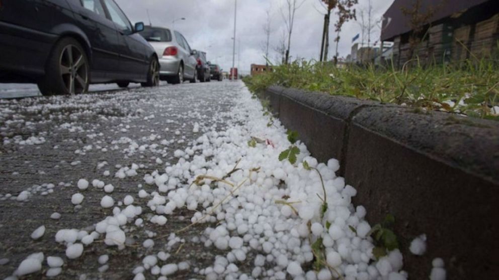 Podría caer granizo en 40 ciudades la provincia.