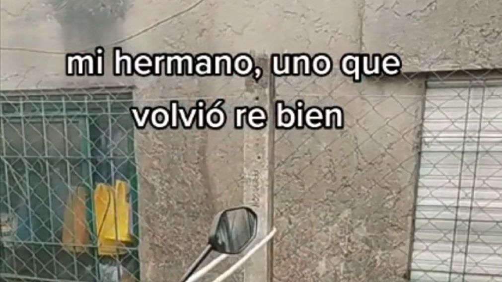 TikTok: "Mi hermano, uno que volvió re bien".