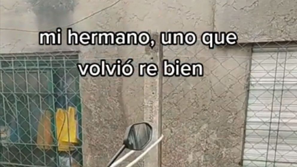TikTok: "Mi hermano, uno que volvió re bien".