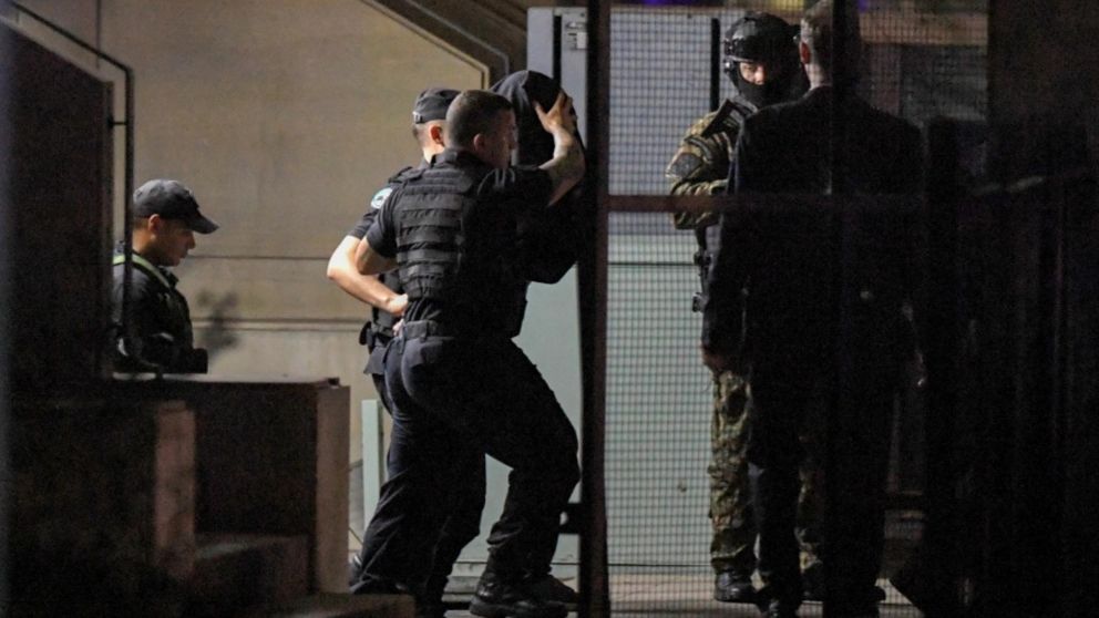 El presunto jefe de la "Banda de los Copitos" declaró en los tribunales federales de Retiro (Foto Télam).
