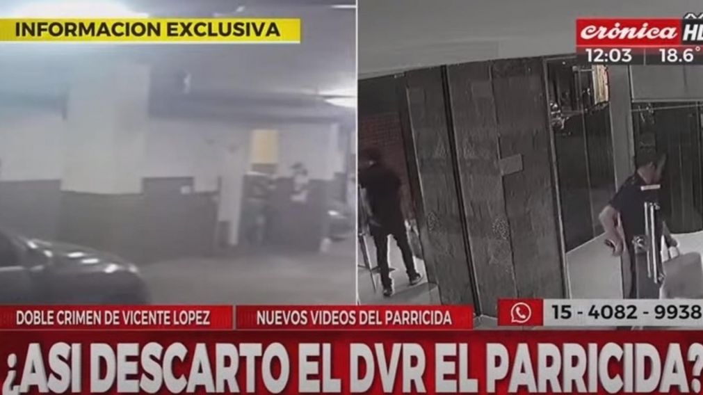 Nuevos videos muestran al presunto asesino descartando evidencia clave (Crónica HD).