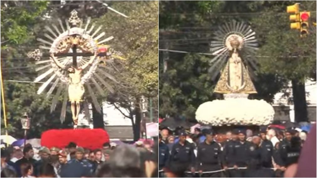 Cientos de fieles fueron parte de la convocatoria.