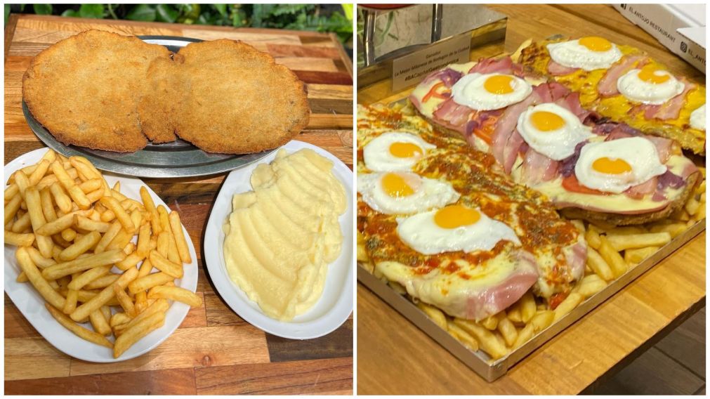 La milanesa de “El Antojo” es un ícono de la gastronomía porteña (Facebook/elantojorestaurant).