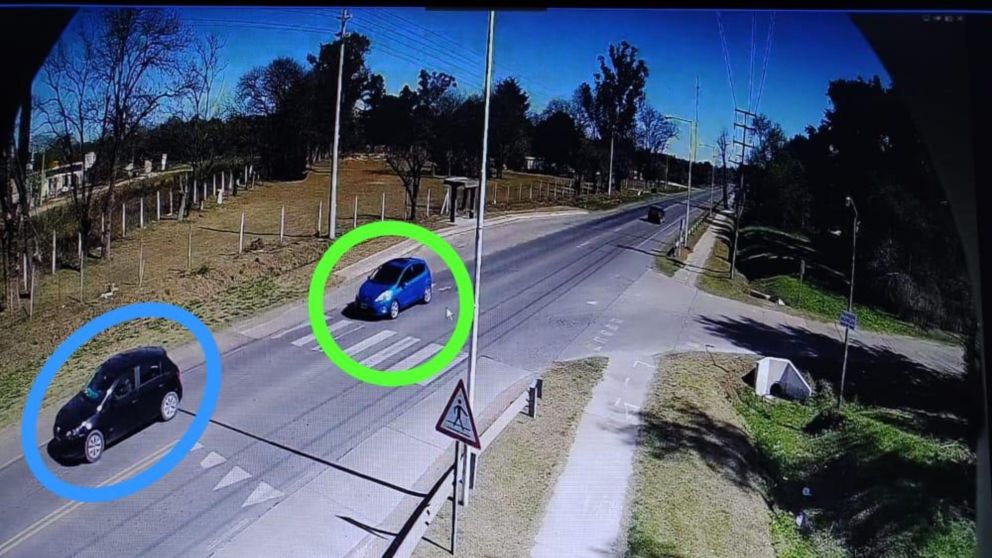 Las imágenes de las cámaras municipales de Luján permitieron avanzar en la investigación.