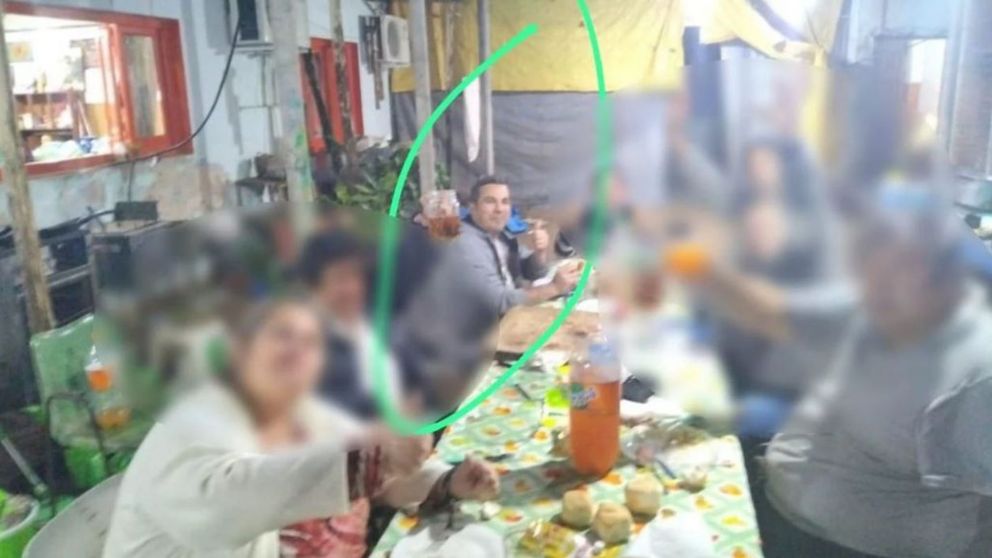 La imagen de Tablado en que se viralizó. (Foto: gentileza Misiones Online)