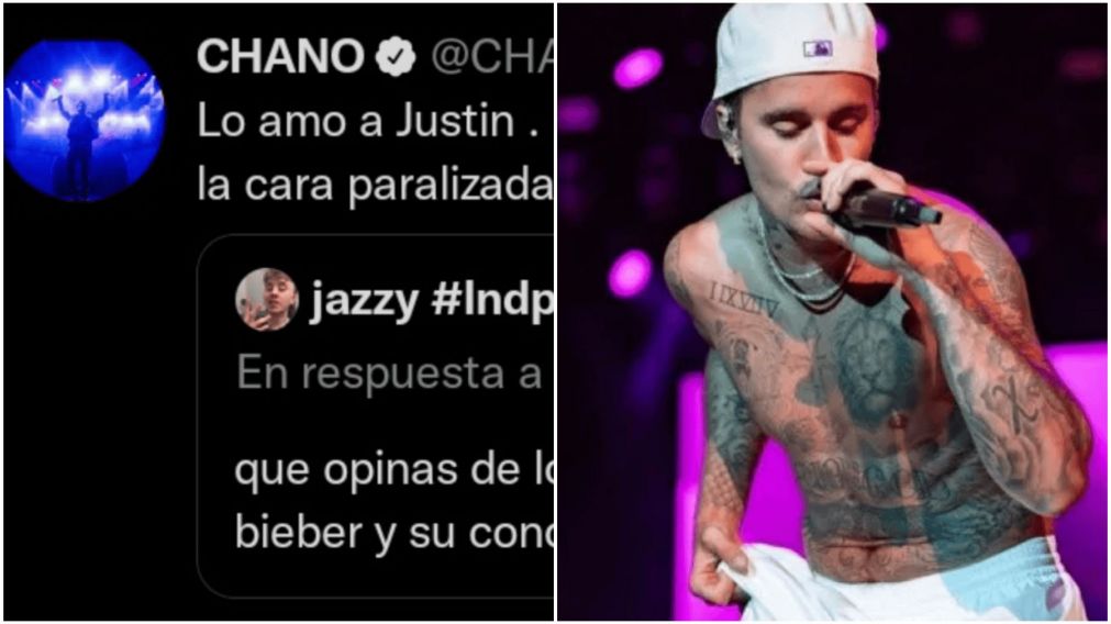 El músico Chano Charpentier cruzó al canadiense Justin Bieber por Twitter.