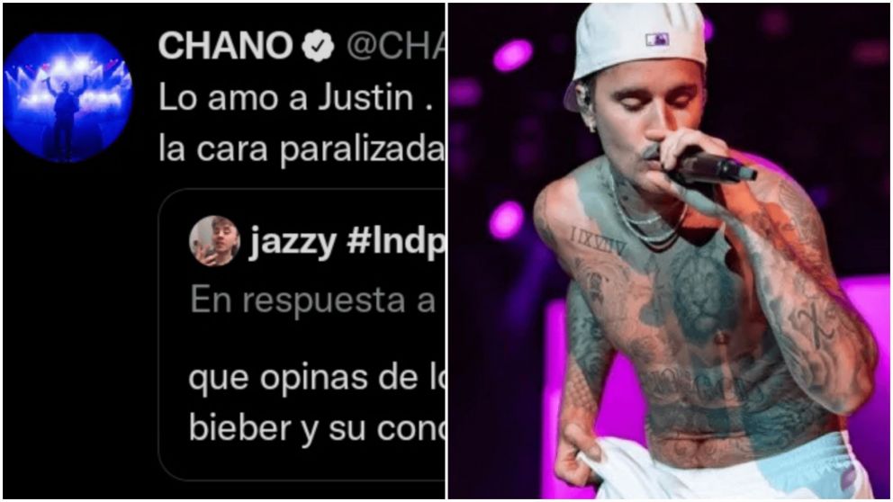 El músico Chano Charpentier cruzó al canadiense Justin Bieber por Twitter.