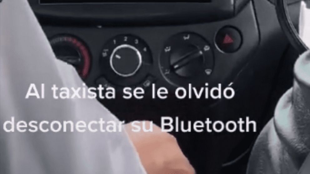 TikTok: un taxista se olvidó que tenía el bluetooth prendido y ocurrió algo insólito.